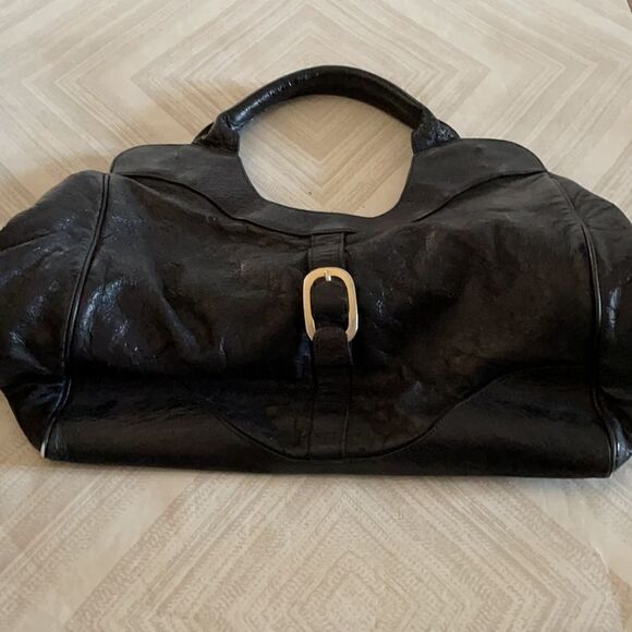 Foley & Corinna Black Leather Toggle Shoulder Bag - Picture 8 of 14